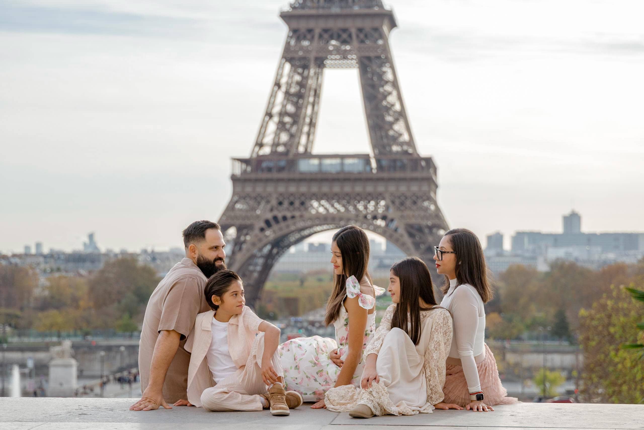 Family with children Paris